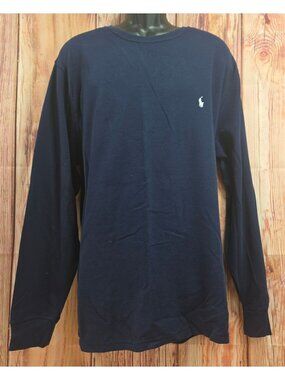 Polo Ralph Lauren Navy Long Sleeve Thermal Shirt Large